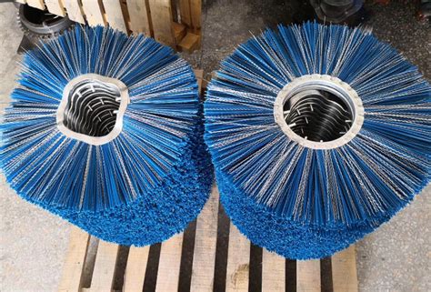 replacement brushes for skid steer sweeper|M.